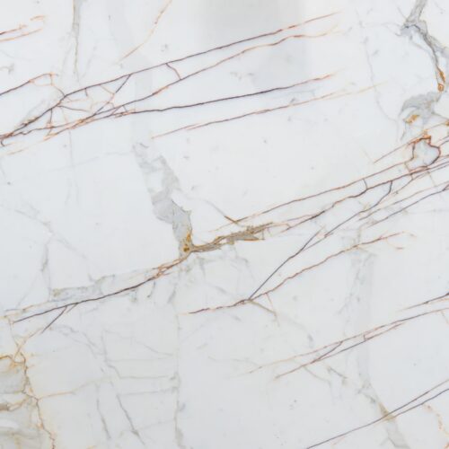 Calacatta Gold polished marble slab swatch