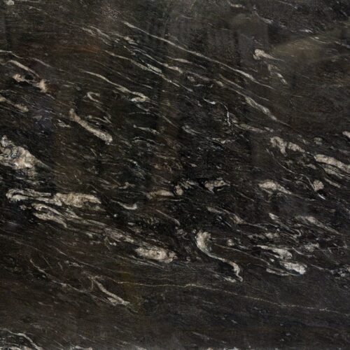 Cosmic Black granite countertop slab