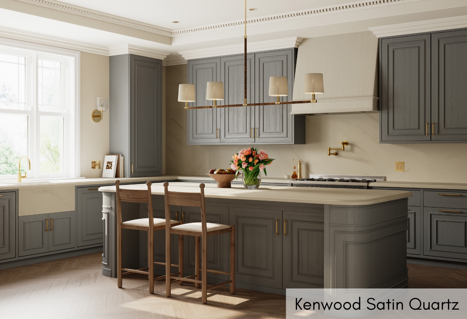 kenwood satin cambria kitchen