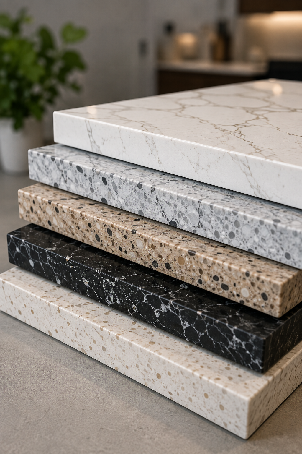 02-countertop-materials-granite-quartz-quartzite Granite, quartz and quartzite countertop material options