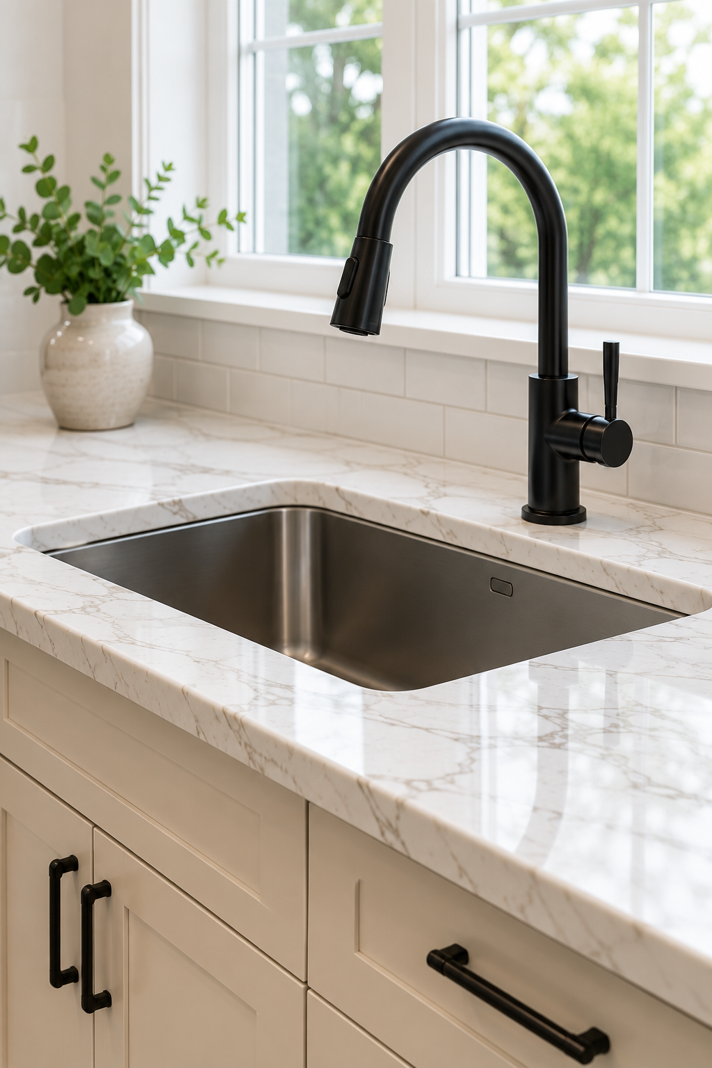 04-sink-and-cooktop-cutouts-countertop-cost Undermount sink and cooktop cutouts in a stone countertop